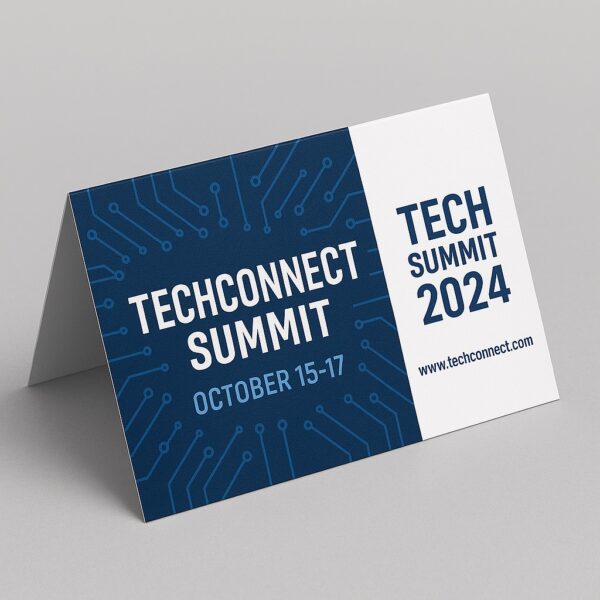 Folded Business Cards