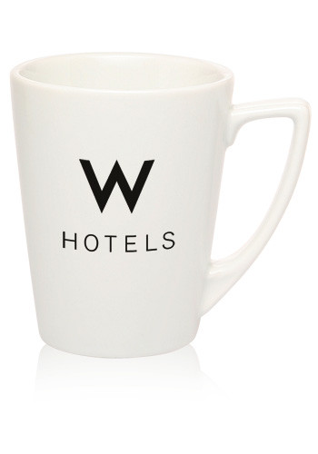 10 oz Vitrified Porcelain Latte Mugs