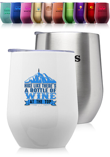 11 oz Largo Stainless Steel Stemless Wine Glasses