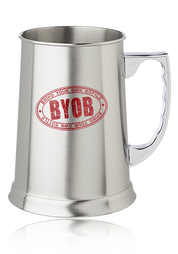 13.5 oz Stainless Steel Beer Mugs
