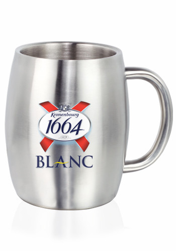 14 oz Stainless Steel Double Wall Mugs