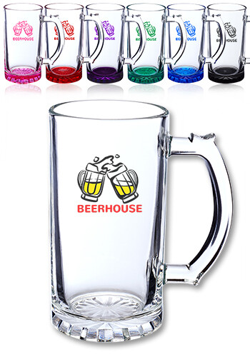 16 oz Imported Sports Beer Mugs