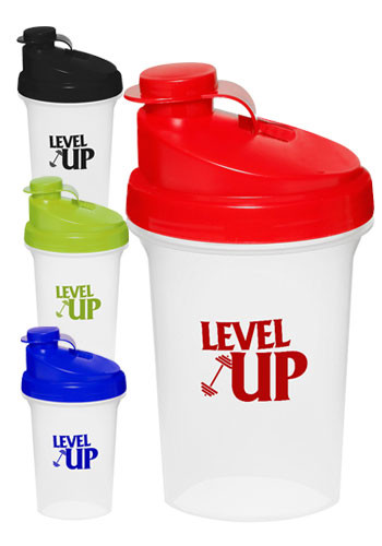 16 oz Plastic Custom Shaker Bottles