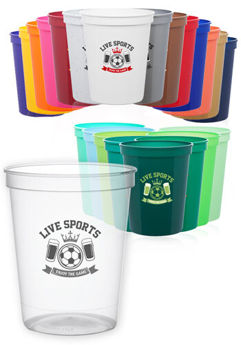 16 oz Plastic Stadium Cups