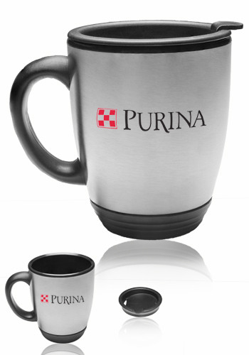 16 oz Stainless Steel Bistro Mugs