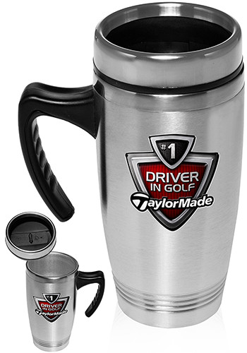 16 oz Stainless Steel Travel Mugs with Handle