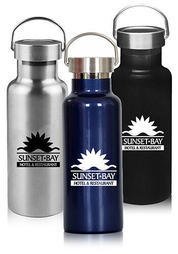 17 oz Double Wall Canteen Water Bottles