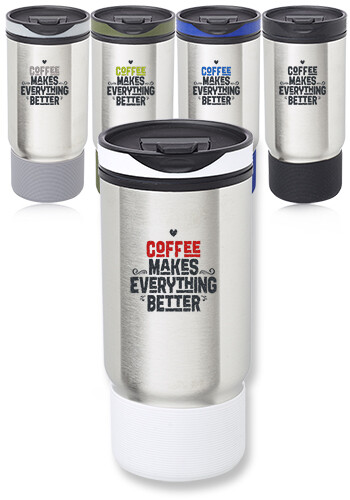17 oz Oxford Ribbed Travel Mugs