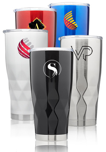 20 oz Quantum Stainless Steel Travel Mugs