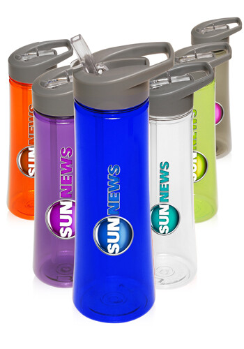 22 oz Slim Curved Sports Bottle