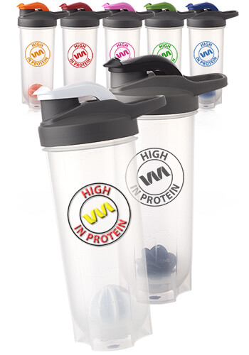 24 oz Atlas Plastic Shaker Bottles