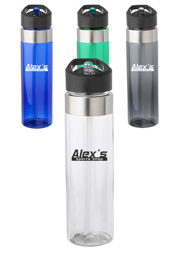 24 oz BPA-Free Plastic Promotional Water Bottles