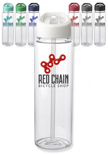 24 oz Borneo Plastic Water Bottles with Carrying Handle