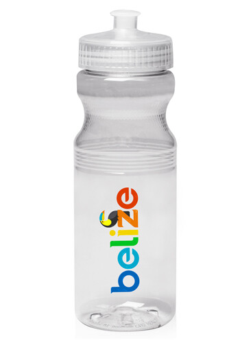 24 oz Poly-Clear Bike Water Bottles