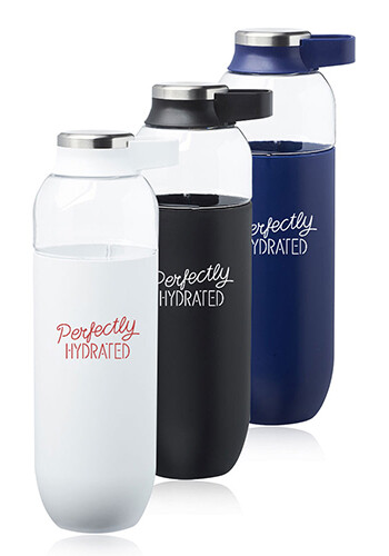 27 oz Strike Tritan Plastic Water Bottles with Carrier Handle