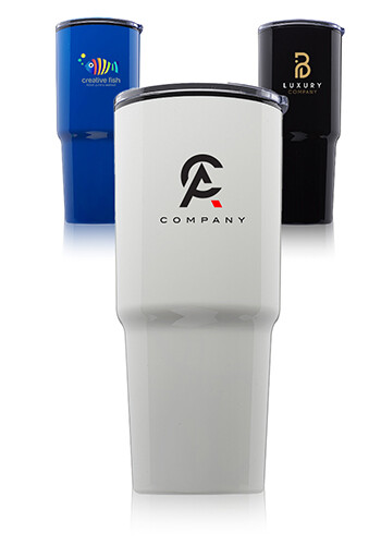 32 oz Double Wall Plastic Travel Mugs