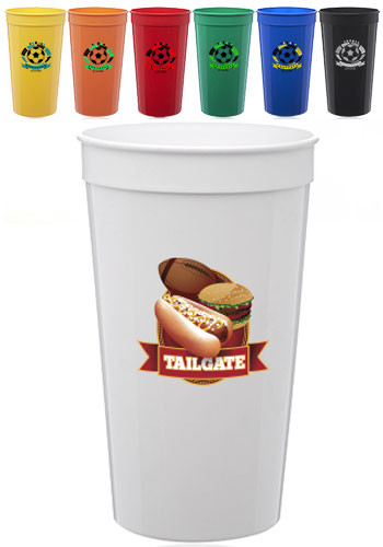 32 oz Plastic Stadium Cups