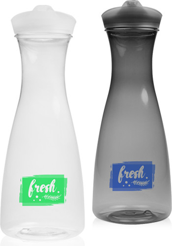34 oz Clear Plastic Carafes with Lid