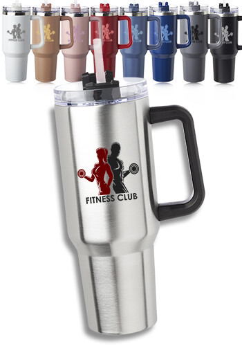 40 oz Alps Stainless Steel Travel Mugs with Handle