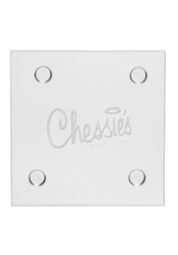 4" Square Custom Glass Coasters