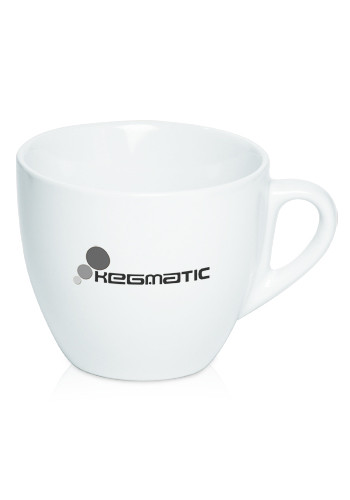 6 oz Custom White Ceramic Mugs