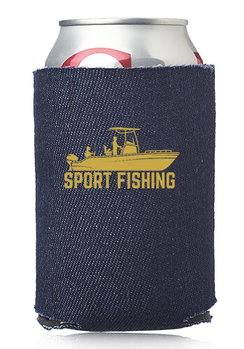 Blue Jean Foam Can Coolers