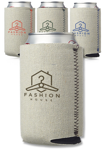 Canvas Foam Can Coolers