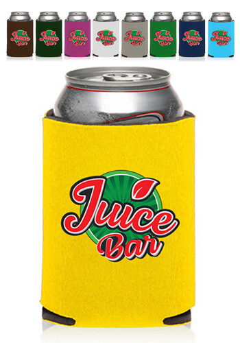 Full Color Budget Collapsible Can Coolers