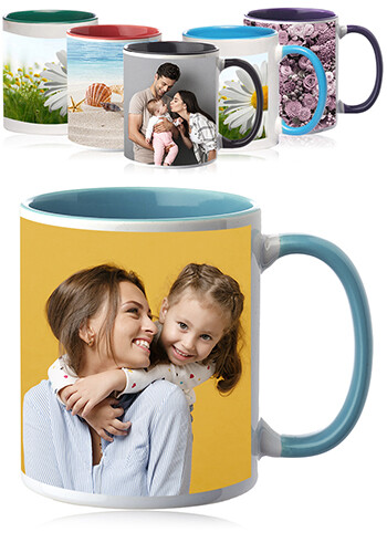 11 oz Bright Two-Tone Sublimation Mugs
