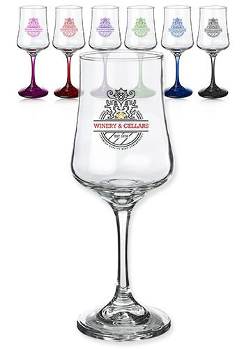 12 oz Bolonia Classic Personalized Wine Glass