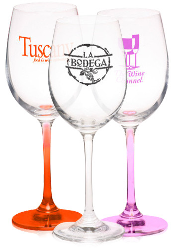 14 oz All-Purpose Custom Crystal Wine Glasses