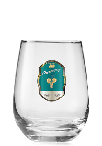 15 oz Modern Libbey Stemless Wine Glass