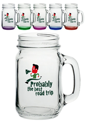 16 oz Libbey Mason Jars with Handles