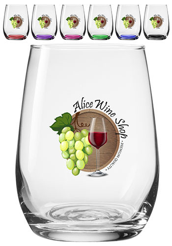6.25 oz Libbey Custom Stemless Taster Glasses