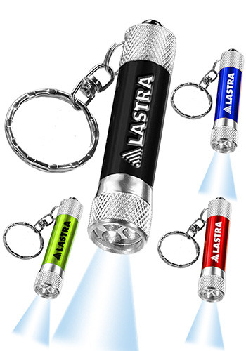 Aluminum LED Flashlight Keychain