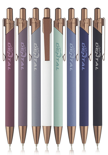 Conroe Geometric Grip Ballpoint Pen