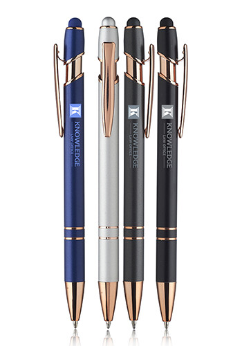 Majesty Rose Gold Trim Stylus Pen