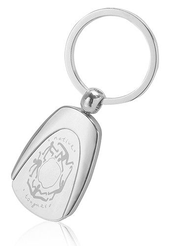 Modern Metal Keychain