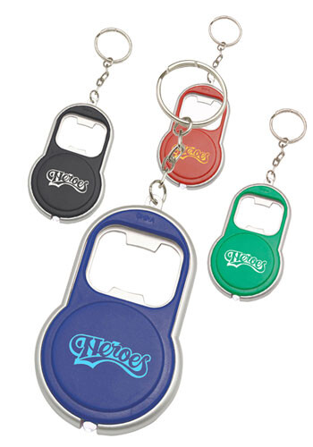 Multi-Function LED Bottle Opener Keychain