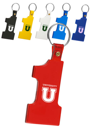 Number One Soft Vinyl Key Tag