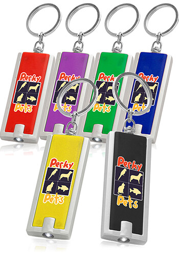 Rectangle LED Keychain Light