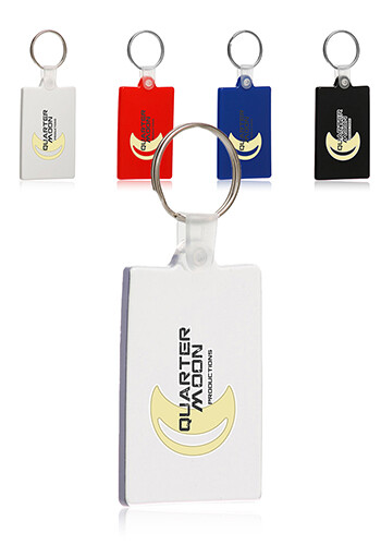 Rectangle Soft Vinyl Key Tag