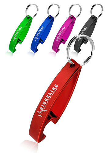 Sleek Aluminum Bottle Opener Keychain