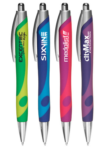 Wavy Clip Ballpoint Pen