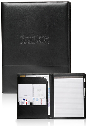 12.75 inch Stitched Leatherette Portfolio 12.75 inch Stitched Leatherette Portfolio