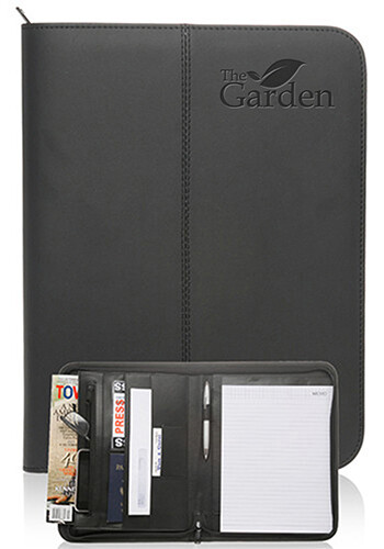 13.25 inch Zippered Leather Portfolio 13.25 inch Zippered Leather Portfolio