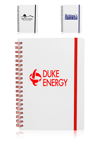 7 inch White Spiral Notebook 7 inch White Spiral Notebook