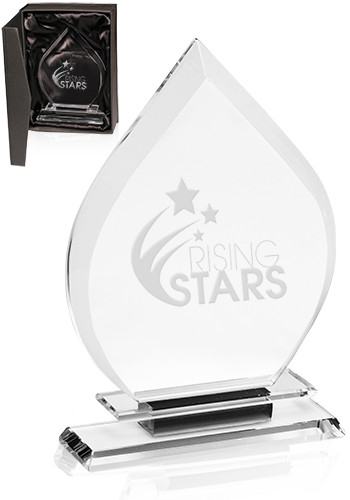 9.25 inch Flame Crystal Award 9.25 inch Flame Crystal Award