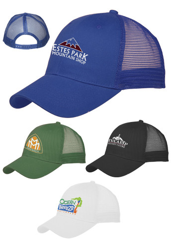Cotton Front Mesh Cap Cotton Front Mesh Cap