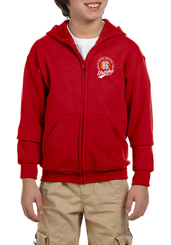 Gildan HeavyBlend Youth Full-Zip Hooded Sweatshirt Gildan HeavyBlend Youth Full-Zip Hooded Sweatshirt